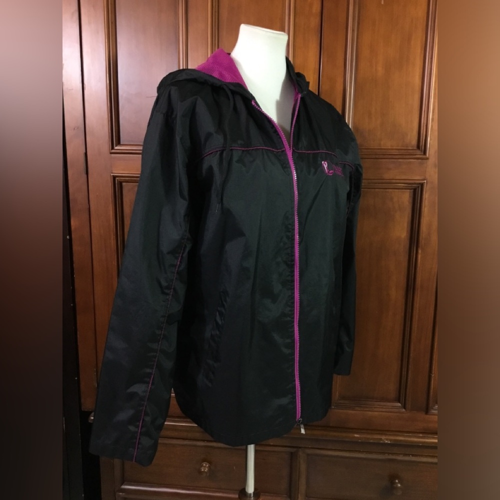 Prairie Mountain Windbreaker Yellowstone National Park Black & Pink Xxl LK Nw As